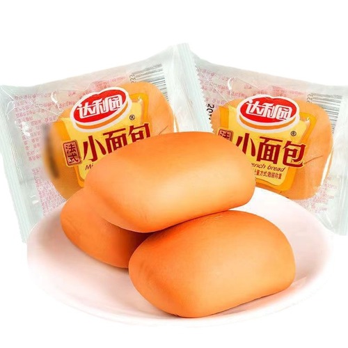 Daliyuan Small French-Style Soft Bread, Fragrant Milk Flavor, Hand-Torn Mini Loaves—5-Li Whole-Box Pack for Breakfast Bread Wholesale