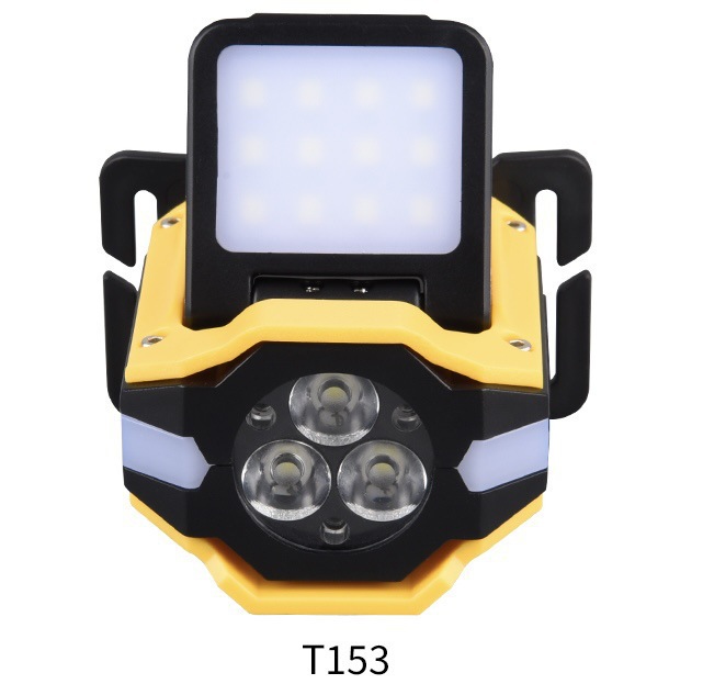Transfronterizos nueva luz intensa LED inducción luz de cabeza impermeable luz de pesca portátil luz de camping doble fuente de luz