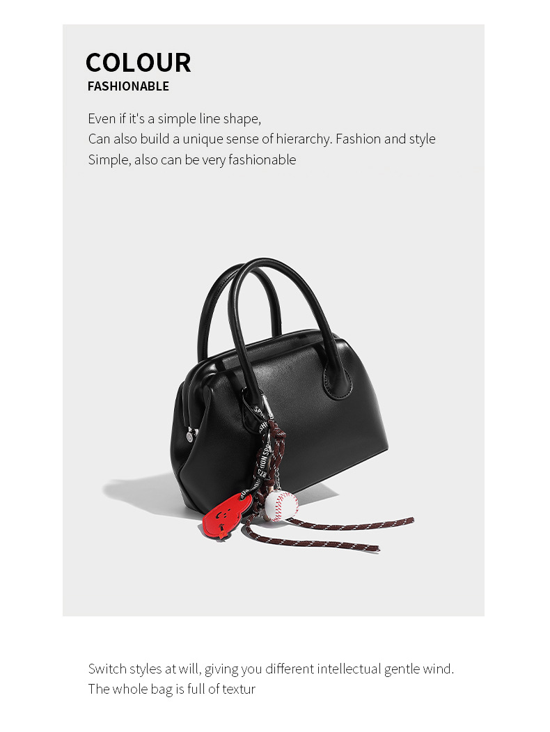 Autunno Inverno Nuovo Guscio Portatile con Alta Bellezza, Amore Baseball, Ciondolo Personalizzato e Nicchia Una Spalla Diagonale_voghion.com