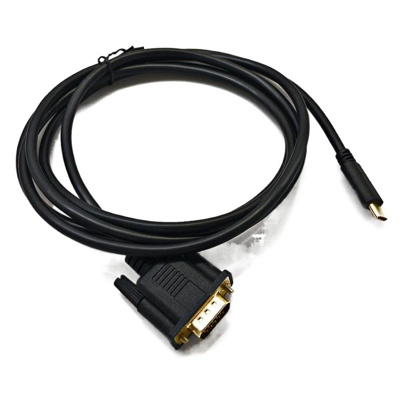 TYPE-C 3,1 на штекер VGA 1,8 м HD-адаптер TYPE-C 3,1 линия TOVGA 1080P