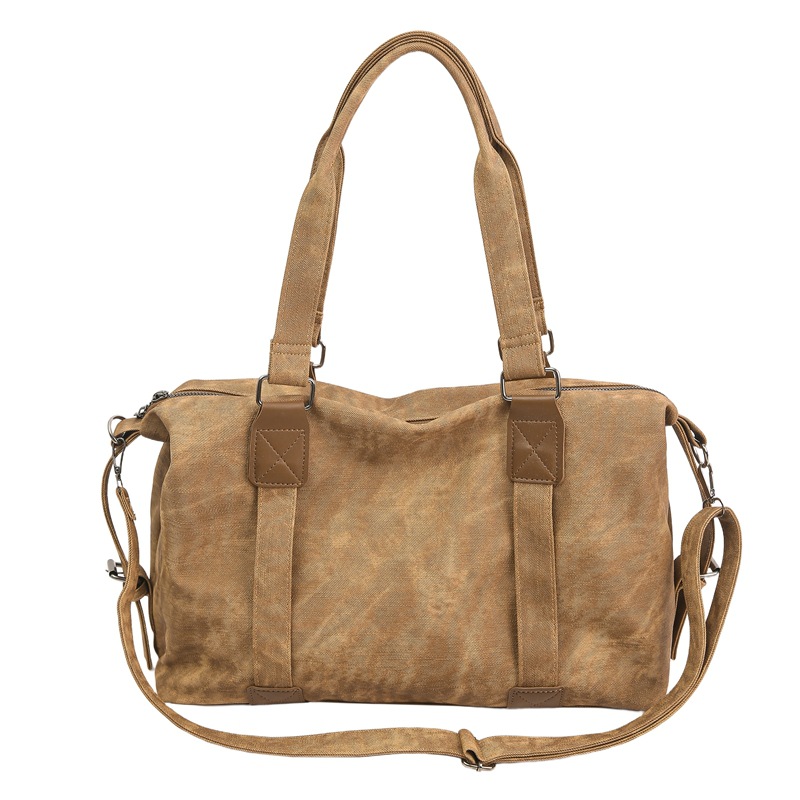 Meilad retro alta sensación bolso de gran capacidad de viaje corto bolso de mano casual versátil mochila de hombro