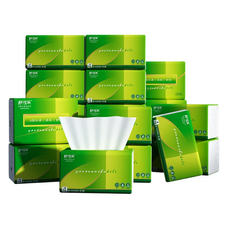 420 бумажных салфеток большого размера большая туалетная бумага оптом Бытовая доступная гигиеническая ткань
