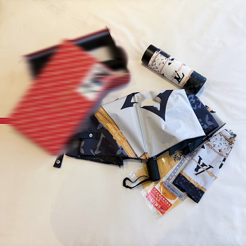 【Luxury Classic Brand Umbrella】Lujia UV-Protective Sunshade Umbrella, Dual-use for Sun and Rain, Automatic Eight-Span Umbrella