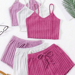 希音熱売パジャマ2点セットの女性が国境を越えて爆発した新商品がよく売れている