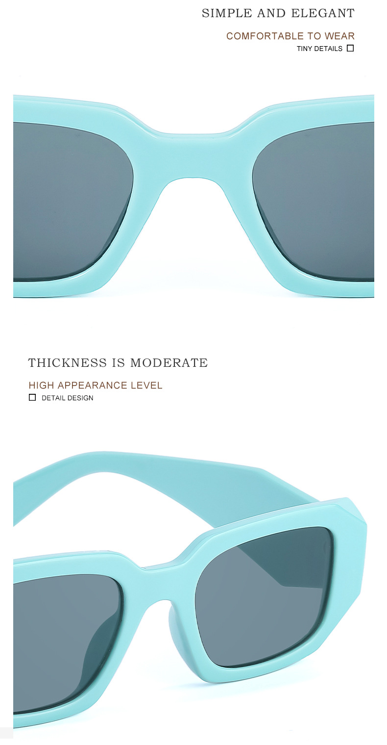 40g Weight UV400 Protection Lens Material Travel, Party Occasion Women'S, Men'S Gender Fashion, Simple Style Style Grey, White, Pink, Green, Blue, Black Color Fashion Simple Style UV400 Protection Women's Sunglasses 5