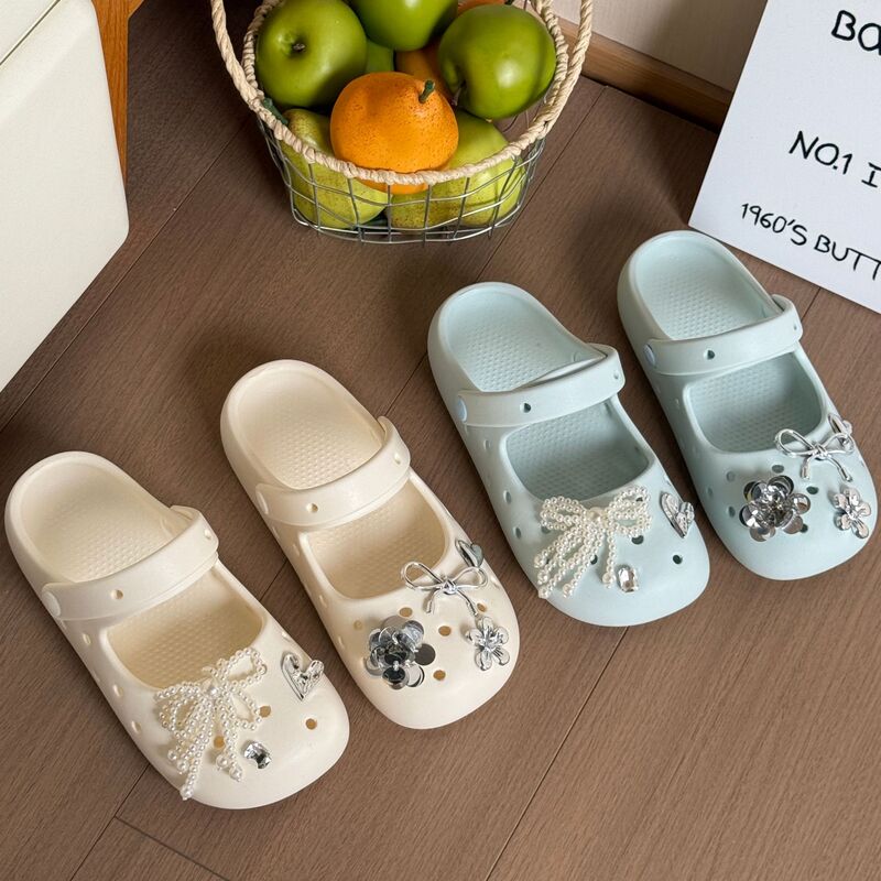 Mary Jane Sandals for Women, Comfortable, Breathable, Non-Smelly, Suitable for Outdoor Wear, Beach Sandals, Thin-Soled, Non-Slip, Ballet-Style Clogs Mary Jane Sandals for Women, Comfortable, Breathable, Non-Smelly, Suitable for Outdoor Wear, Beach Sandals, Thin-Soled, Non-Slip, Ballet-Style Clogs