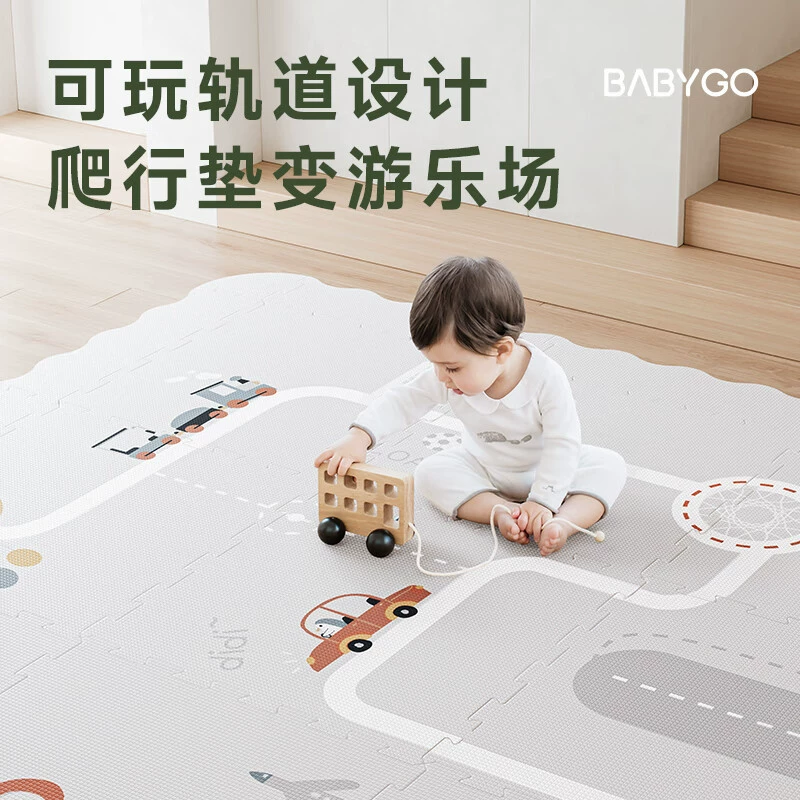 BABYGO маленькая тканевая шва детская альпинистская подушка XPE шва детская шва альпинистская подушка безопасная и безвкусная