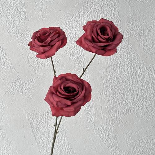 3 Sweetheart Rose Artificial Flowers Wedding Hall Engagement Party Decoration Fake Flower Stage Setup Flower Path Guide Flower Arrangement