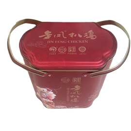 新款设计马口铁扒鸡铁盒厂家直供
