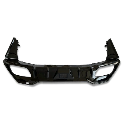 Suitable for Bmw 8 Series (20-24) G14G15G16Ac Rear Lip with Lights, Car Modification Parts, Large Quantity, Excellent Price (Fixed wind wing) - g14g15-two-doors-bright-black
