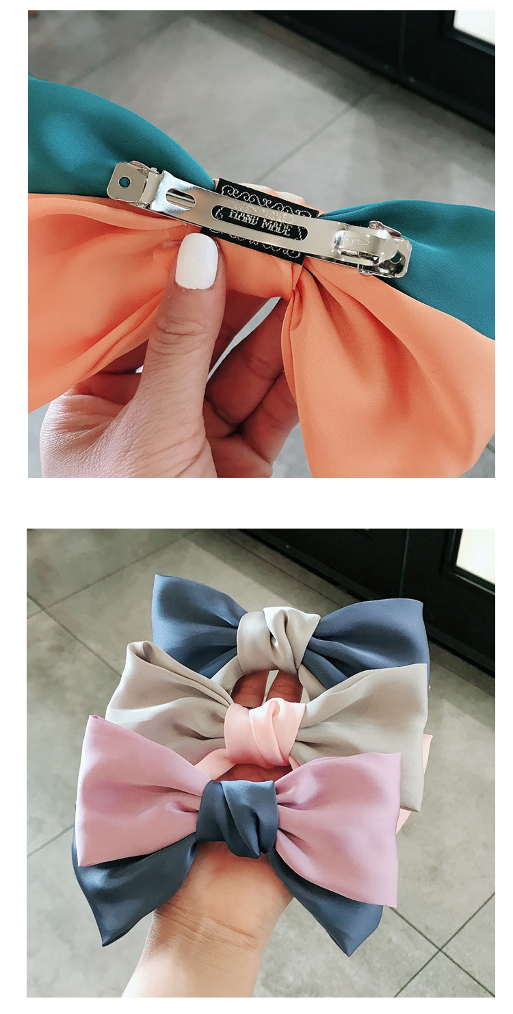 Korean Fashion Hit Color Bow Hairpin display picture 3