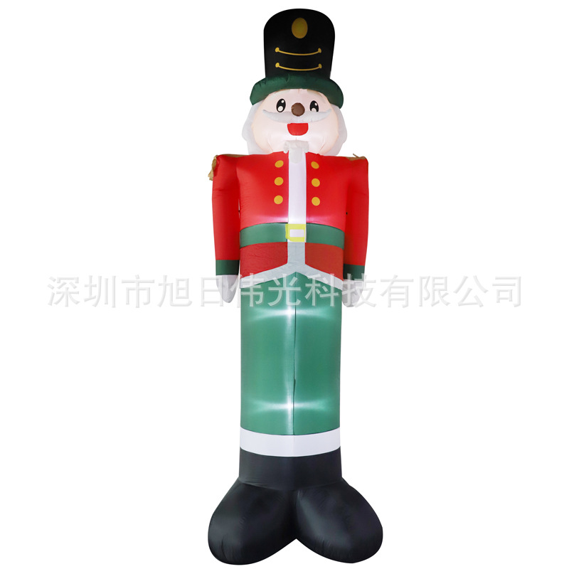 Cross border selling 3.6 Christmas inflation Air mold luminescence Santa Claus GIs Air mold Christmas decorate Supplies