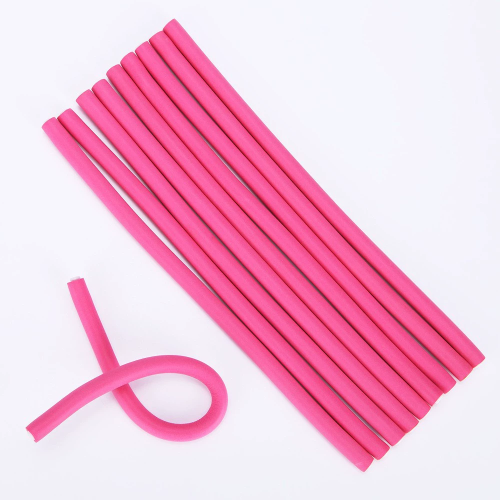 Curly multicoloured universal cold curling, adds volume
