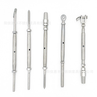 Stainless Steel Rigging European Style American Style Japanese Style Closed Turnbuckle Wire Rope Connector Wire Rope
