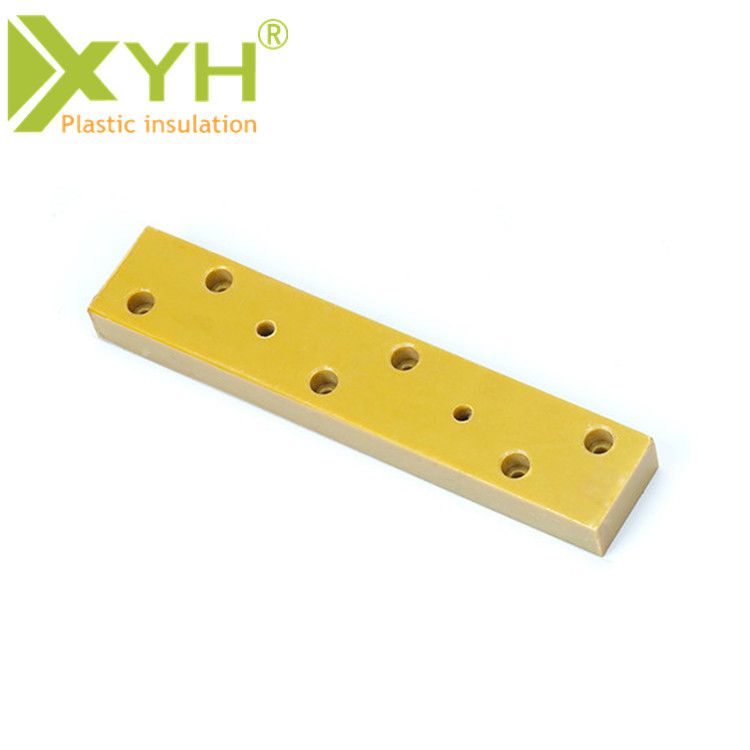 Tablero epoxi Zhougao, tablero aislante de procesamiento de onda amarilla, tablero de fibra de vidrio resistente a altas temperaturas, tamaño de corte, tablero aislante impermeable