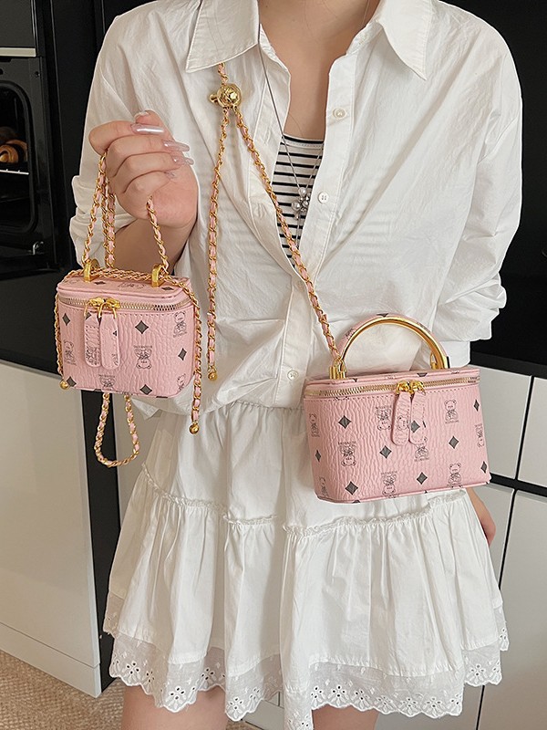 Bolso de mano de alta calidad para mujer 2025 verano nuevo estilo retro impreso bolso de caja textura cadena bolso de mensajero de un solo hombro