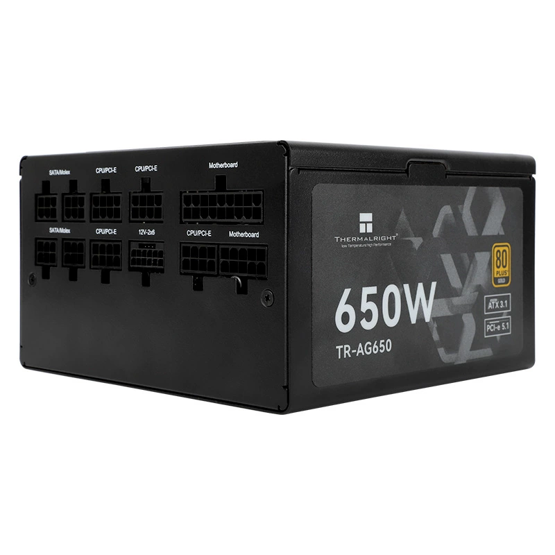 利民 TR-TG650 блок питания для компьютера, нативный ATX3.1, золотой год, полностью модульный PCIE5.1, rated 650W