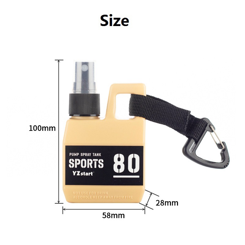 Handheld tactics sprayer for traveling, accessories for camping, 80 ml, style 4