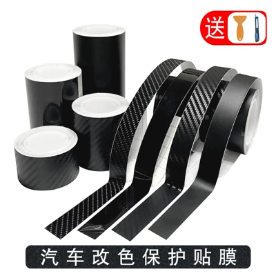 Automotive Film Matte Black 3D7D Carbon Fiber Pattern