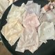 Ultra-thin Ice Silk Sweet Printed Naked Mask Pants Traceless Cotton Breathable Bottom Quick-drying Mid-waist Girls' Briefs