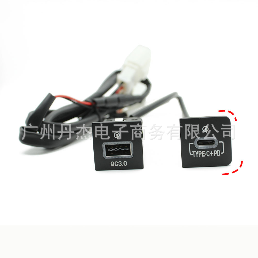 Harness for Volkswagen Golf – Volkswagen Mobil şarj cihazları - qc30-type-c-rounded-corner-tail-cable