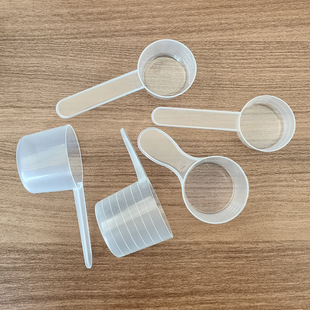 Creative measuring spoon 15g20g25g30g g milk powder spoon plastic small spoon powder with scale quantitative spoon LOGO