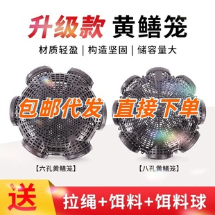 Source factory thickened six-hole eight-hole yellow eel cage loach cage fish shrimp cage eel cage new outdoor shrimp cage