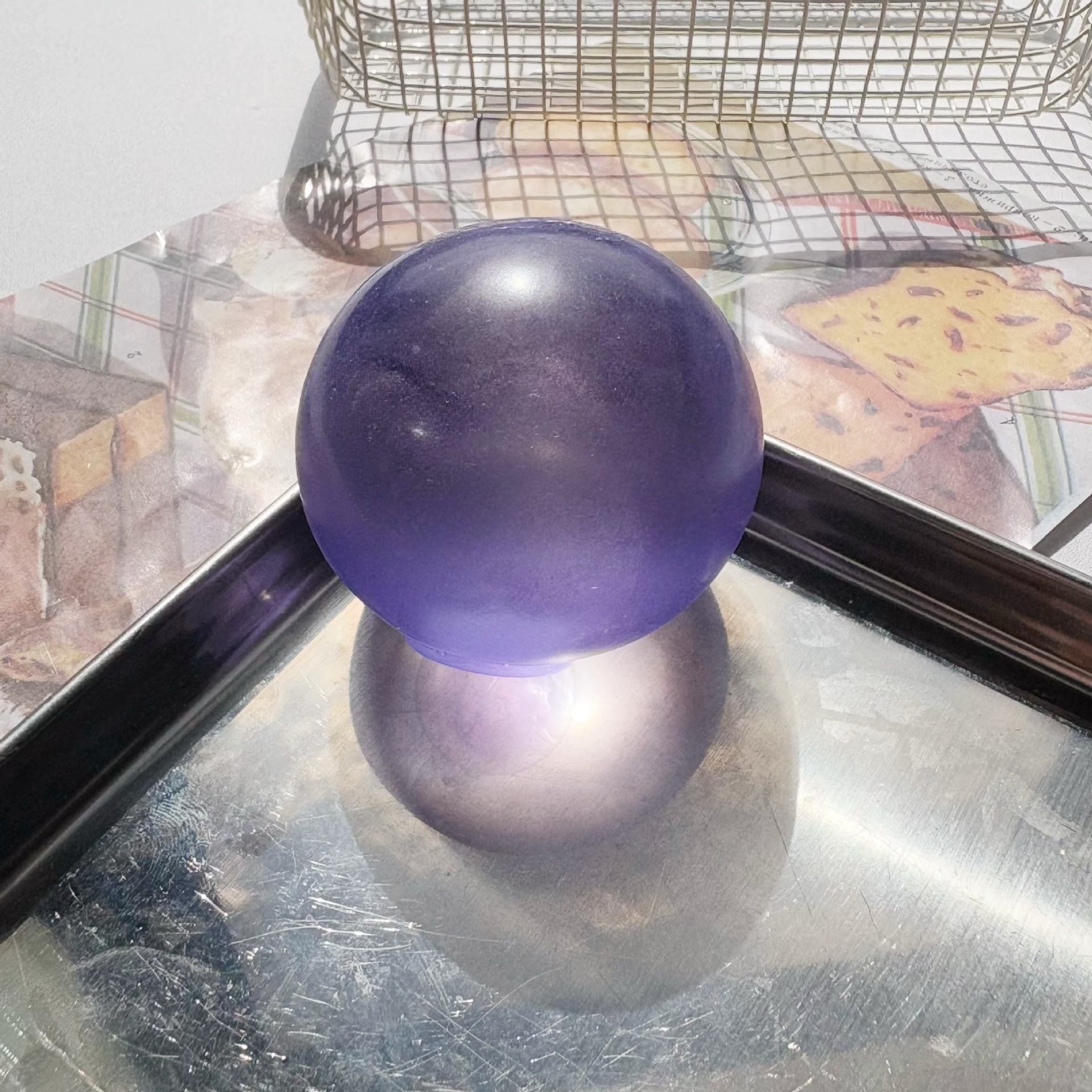 5cm purple handmade ball [maltose style]