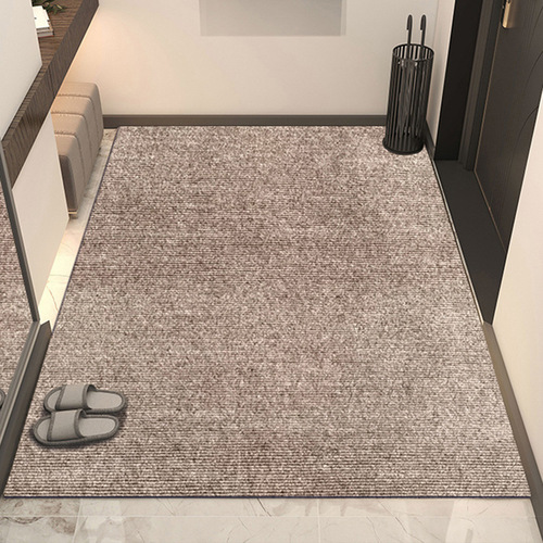  New Entry Door Floor Mat Home Door Mat Entry Carpet Simple Foot Mat Brown Entrance Mat Vacuum