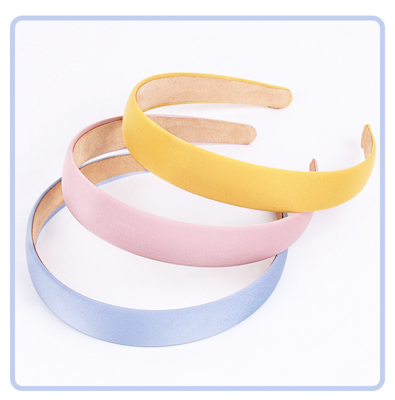 Simple Style Solid Color Cloth Hair Band 1 Piecepicture4