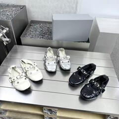 BAL银色浅口芭蕾风平底单鞋女2025年新款夏季配裙子法式圆头玛丽