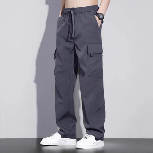 American overalls men's loose large size casual long pants men's outdoor assault pants multi-pocket wear-resistant overalls