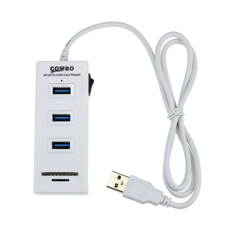 DM-HC05 переключатель USB2.0HUB с USB-картридером SDTF 2.03 порт хаб COMBO многоинтерфейсный