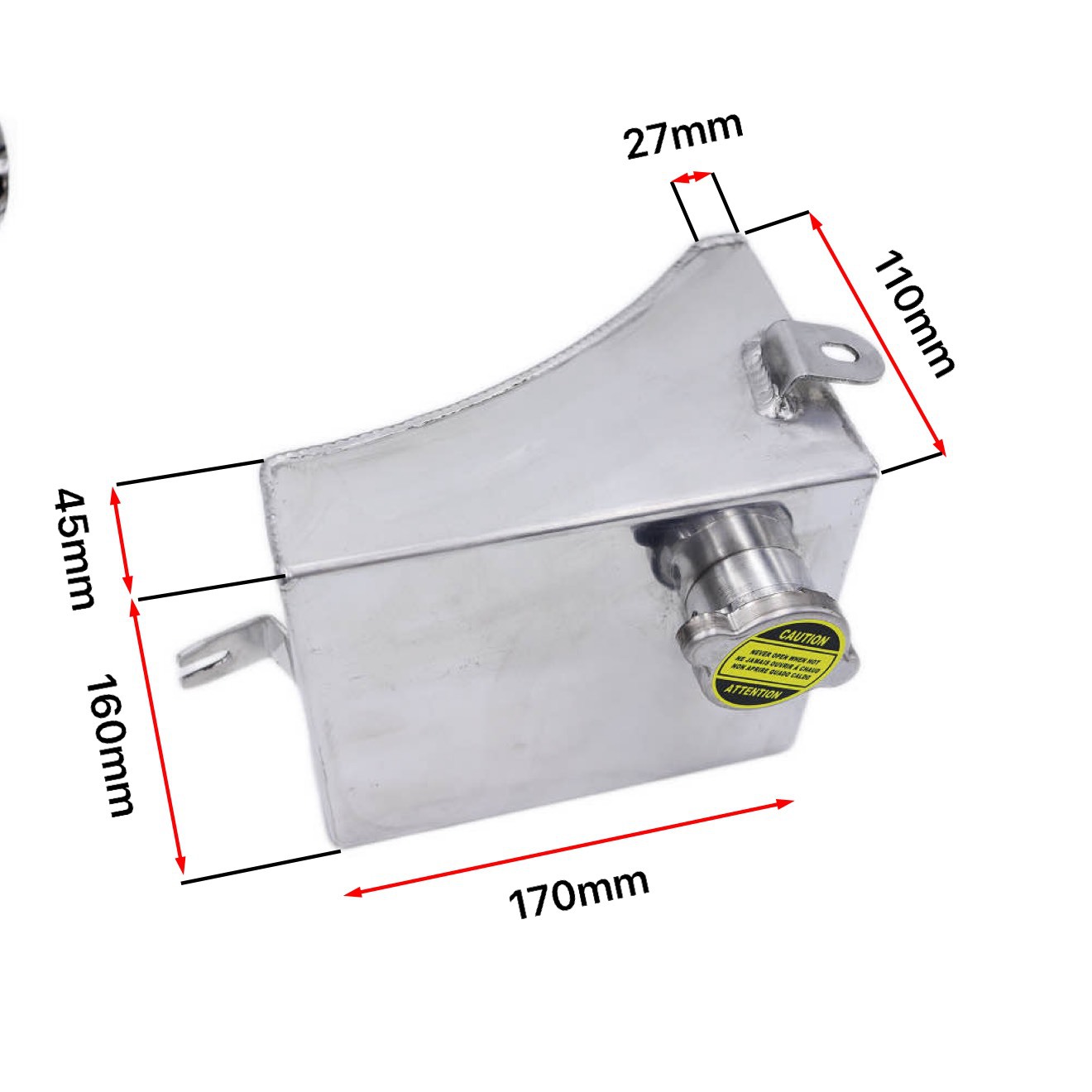 Cross-Border Hot-Selling Car Modification 1.5L Cooling Water Bottle Overflow Tank Suitable for Nissan 240Sx