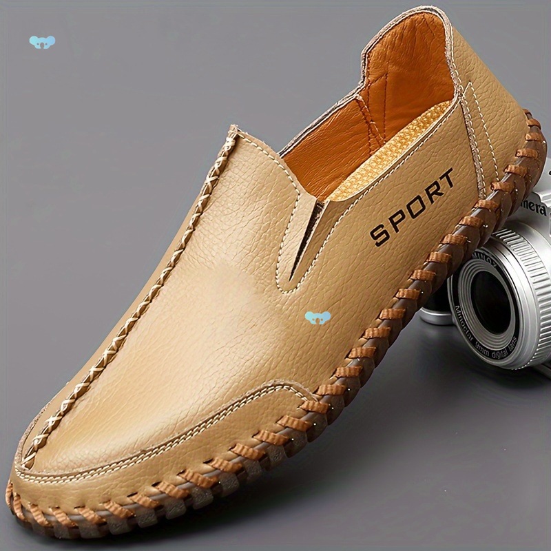 Men's Solid Loafer Shoes Slip On Low Top Outdoor Casual Cross-border