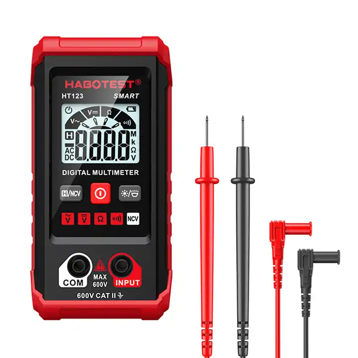 跨境热卖70g数显万用表高精度便携迷你万能表智能电工测电表防烧