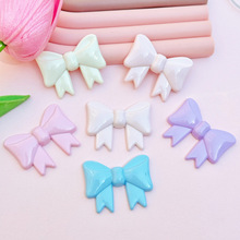 新款蝴蝶结亚克力diy饰品配件手机壳鞋扣鞋花贴片发夹发饰材料