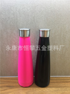 �F�ȱ���304��201����p�Ӳ��P�ƿ500ml���䱣��ɼ�ӡlogo����