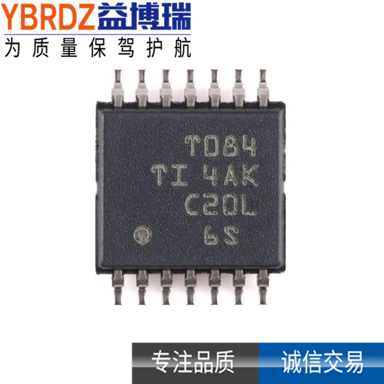 原装正品 TL084CPWR 丝印 T084 贴片 TSSOP-14 四运算放大器芯片