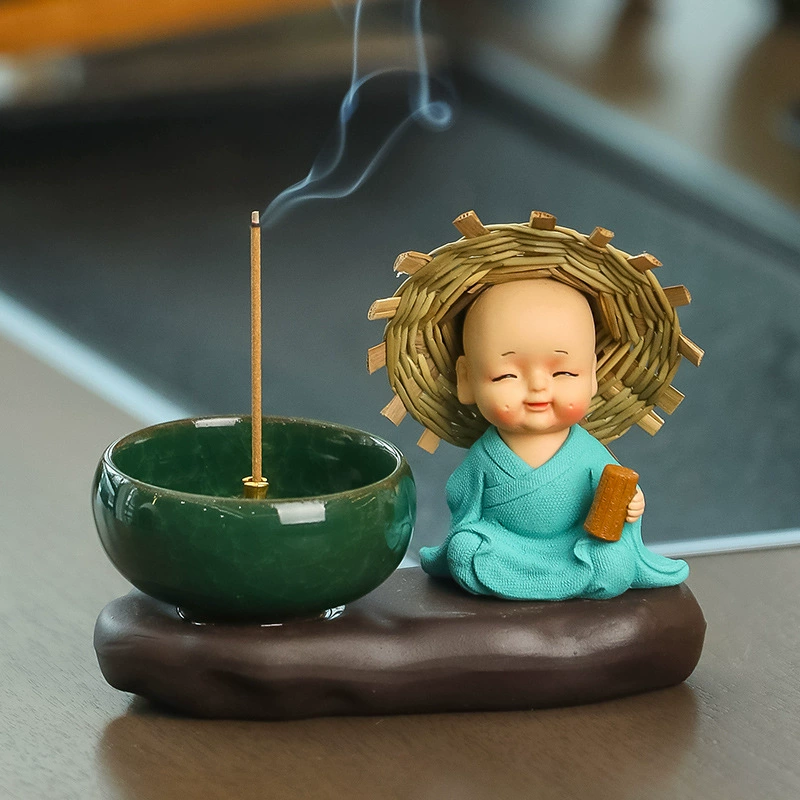 Маленькая курильница для благовоний, ароматерапия для дома, офиса, милый ручной работы, новинка, высококачественное украшение для чайной церемонии, для мужчин
