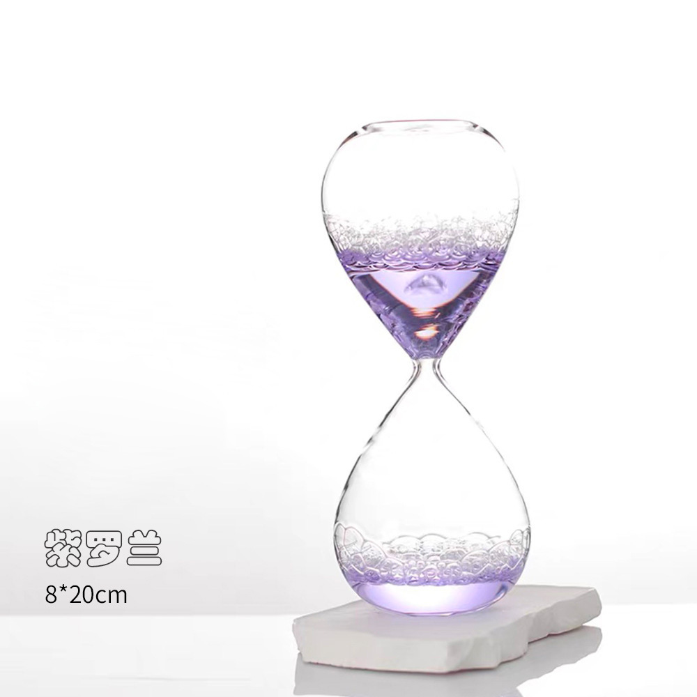 Burbuja creativa sueño burbuja reloj de arena puff señorita cantando reloj de arena multicolor para la selección