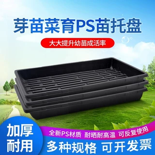 穴盘托盘盆栽育苗盘柔韧不漏水ps材质育苗穴盘底托批发
