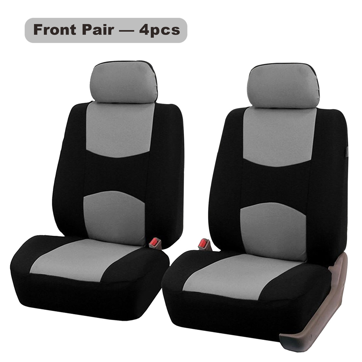 General polyester cloth car seat cover 9 sets_voghion.com