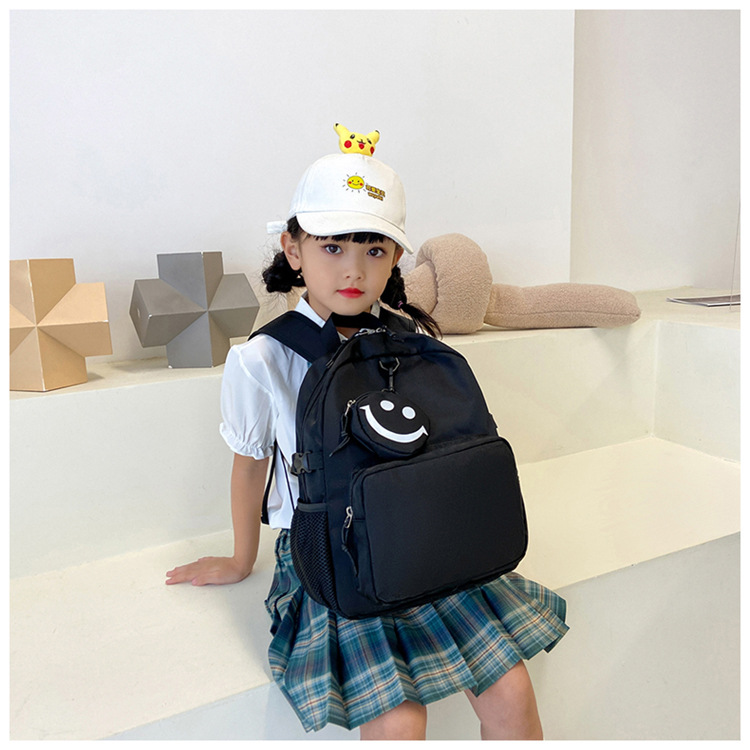 Cute Solid Color Zipper Backpack display picture 10