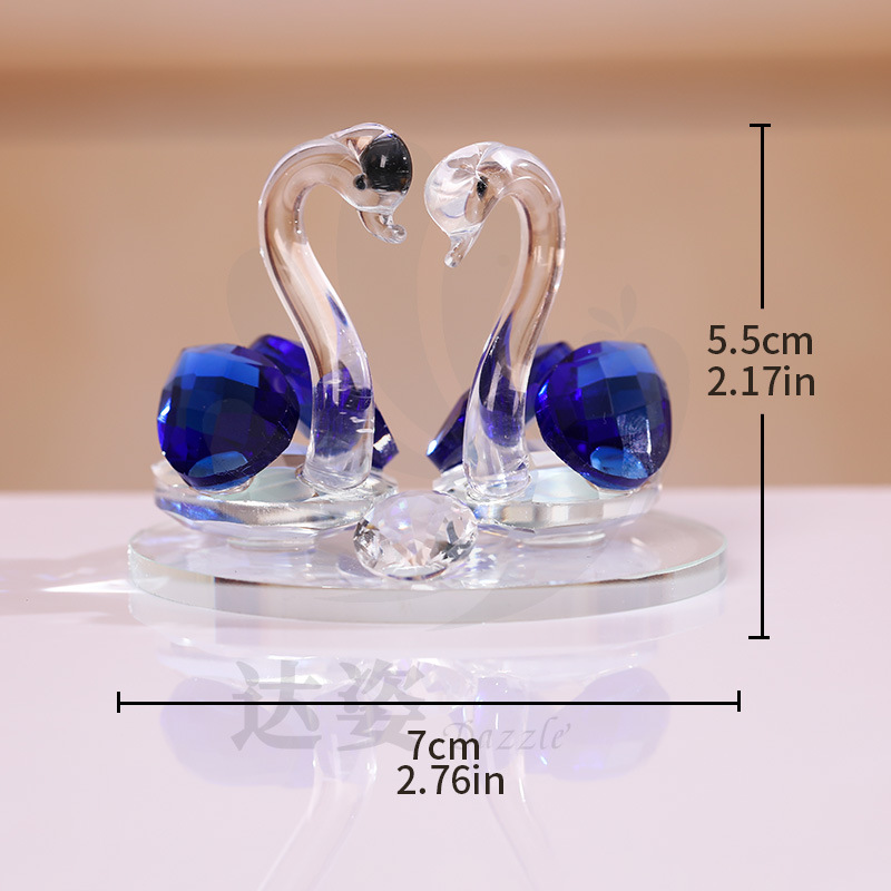 Little double Swan Blue