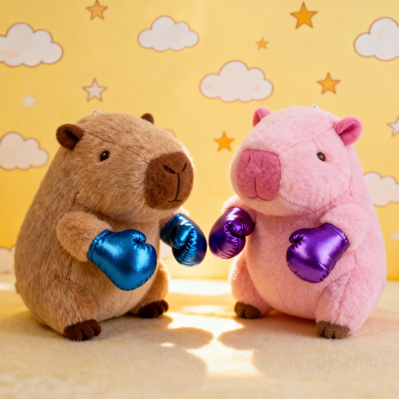 Mayorista de juguetes de peluche de la serie Kapibara muñeca de agua muñeca de muñeca de boda lanza transfronteriza