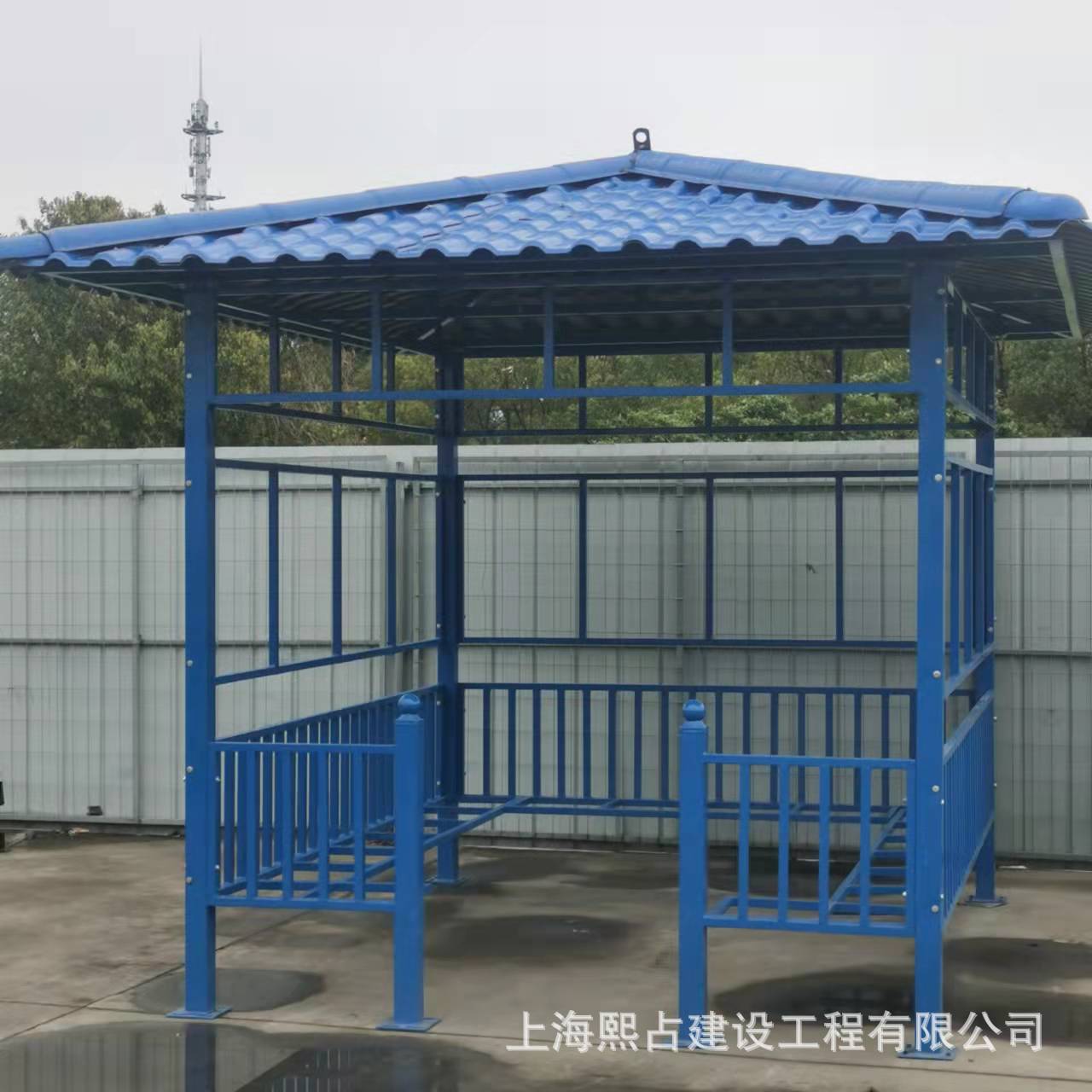 建筑工地施工熙牌定型化工地茶水亭熙牌工地定型化茶水亭