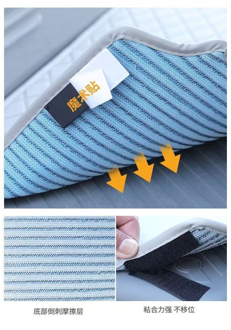Yadea Tricycle Foot Pads, Fully Enclosed Foot Pads, Thickened Leather, Waterproof and Wear-Resistant, Special-Purpose Foot Pads for Electric Tricycles
