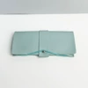 Blue drawstring glasses case