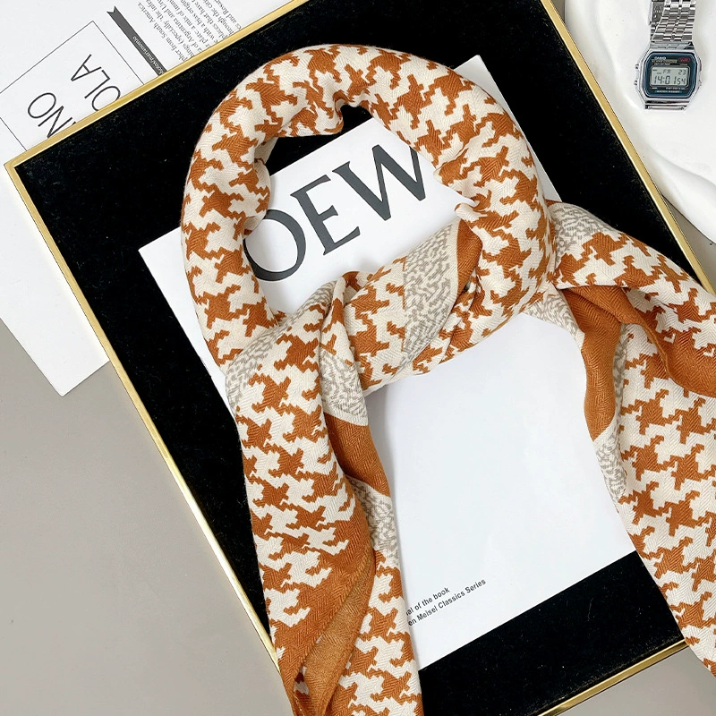 Demi-season scarf, woolen velvet universal cloak, 2023 collection, high-quality style
